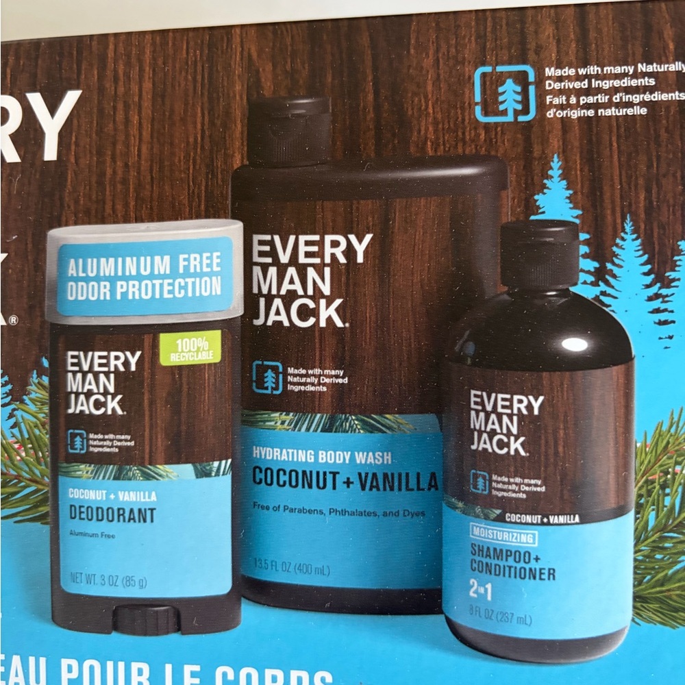 Every‎ Man Jack Body Gift Set - Black and Blue - Picture 3 of 5